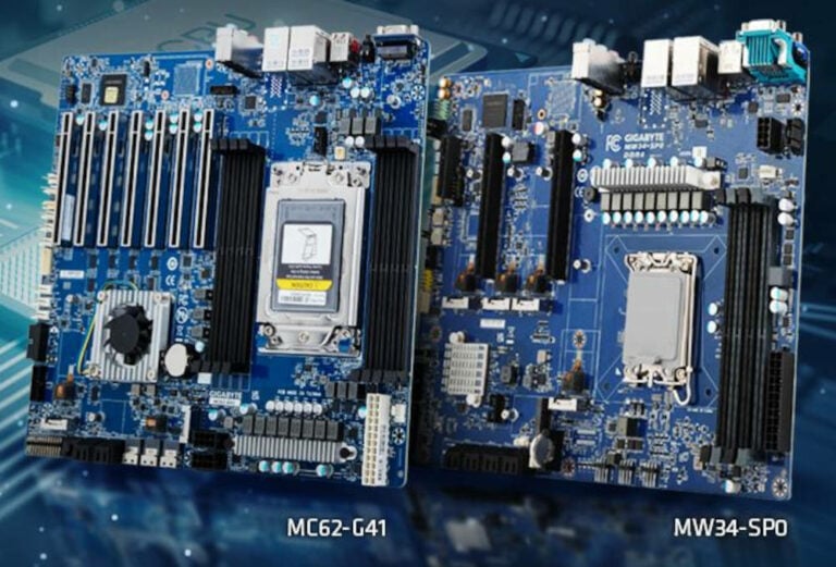 Gigabyte releases MC62G41 and MW34SP0 workstation motherboards Club386