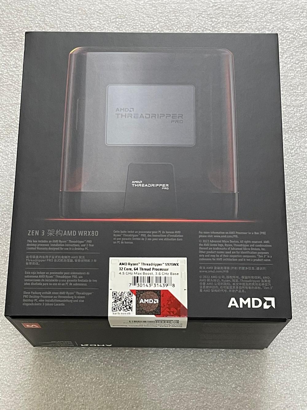 AMD Ryzen Threadripper Pro 5000WX series already on sale in China