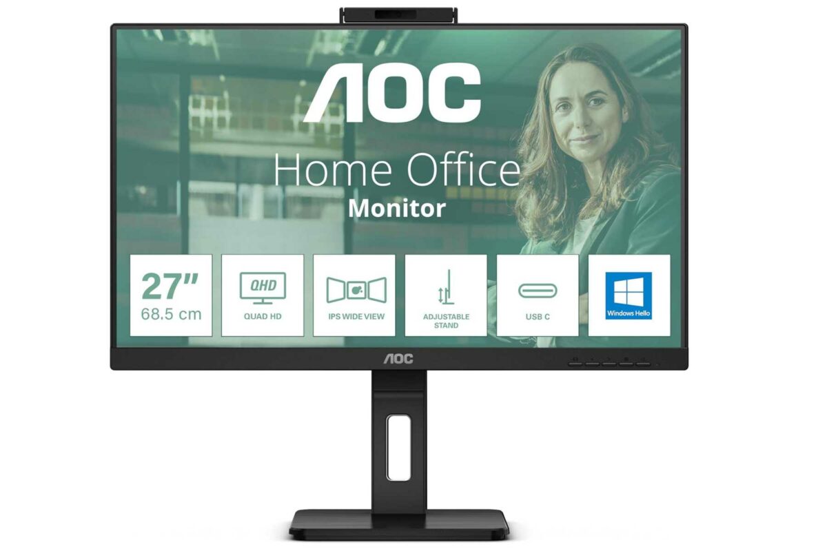 AOC Q27P3CW monitor.