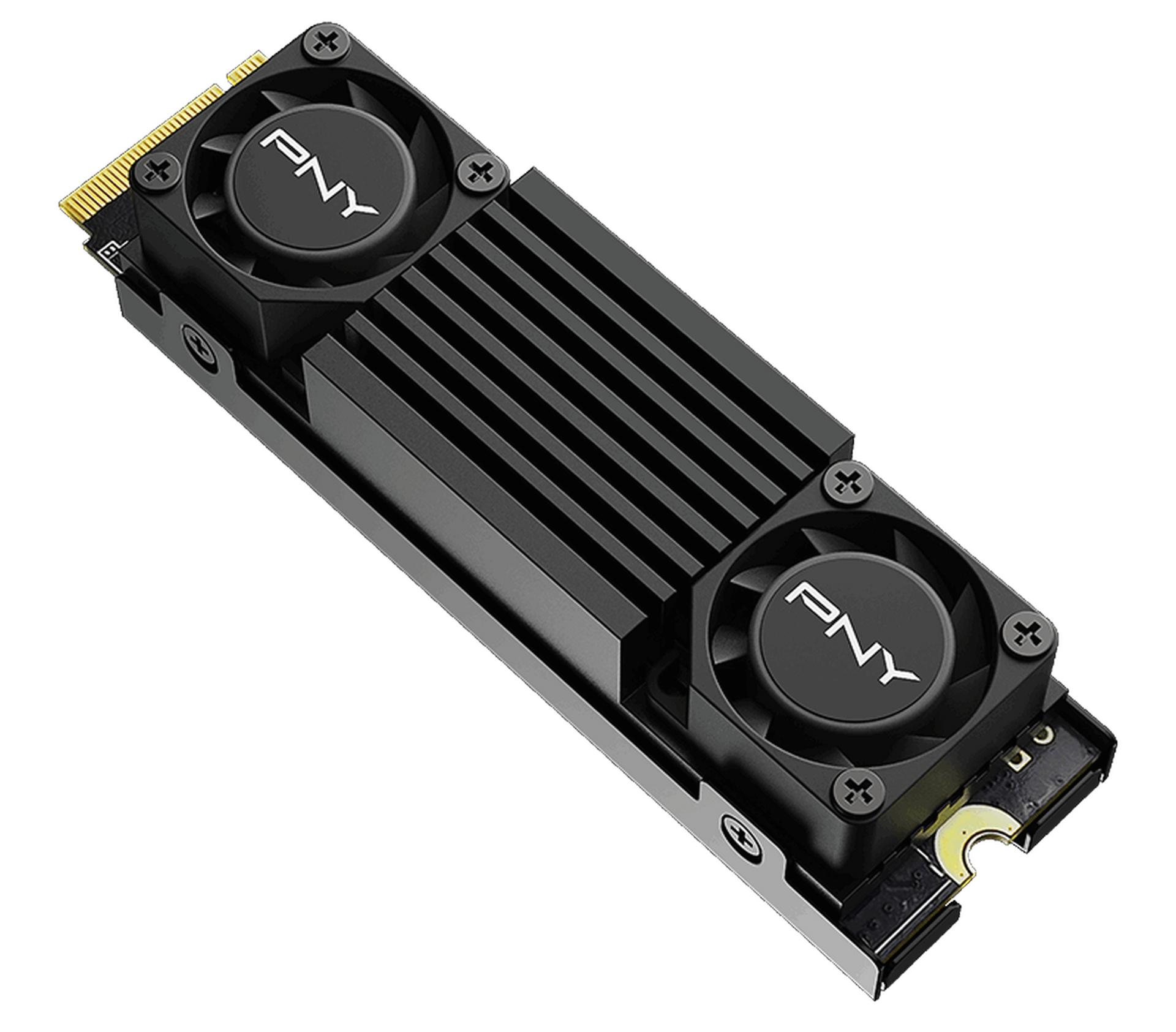 PNY CS3150, a PCIe 5.0 SSD cooled by two fans! - Overclocking.com