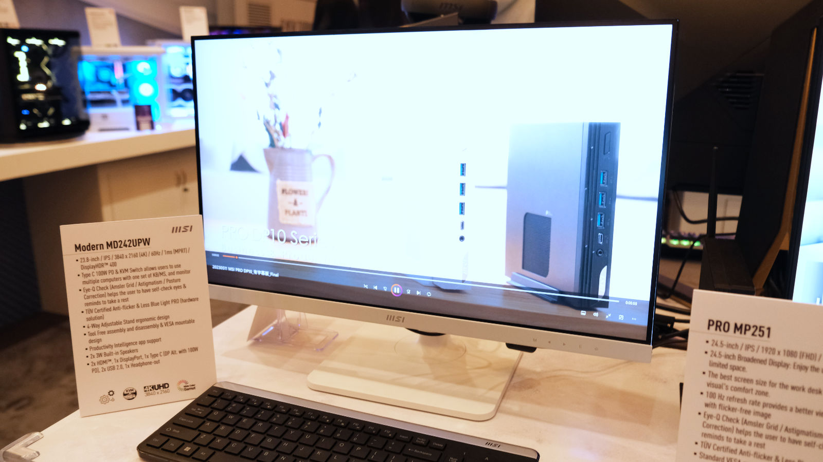 MSI takes cues from Apple with its tiniest 4K monitor yet | Club386