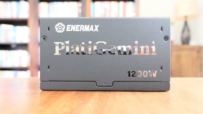 Enermax PlatiGemini 12VO 1,200W PSU featuring novel connector.