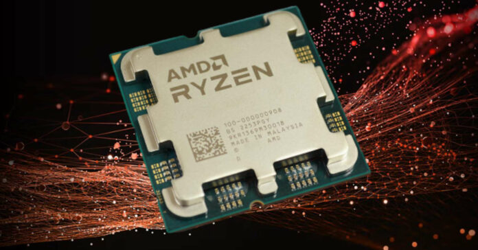 AMD Ryzen CPU for desktop AM5 socket.