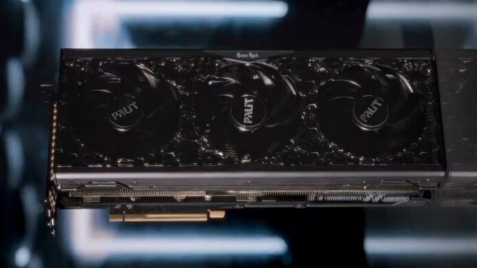 Palit GameRock graphics card combines air and liquid cooling