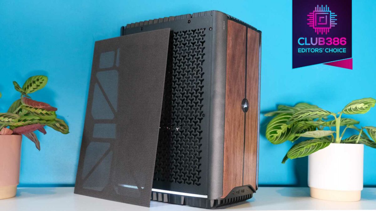 Corsair One i500 earns Club386's Editor's Choice award.