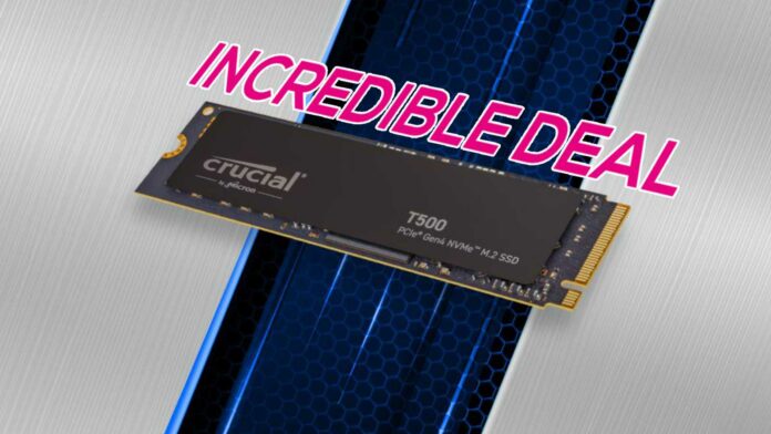 Crucial T500 SSD has an incredible deal on right now.