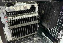 A close-up of Cooler Master 'Fanless System' concept