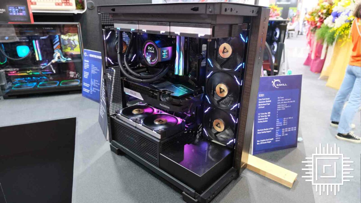 G.Skill G351 PC case packs some serious cooling at Computex.