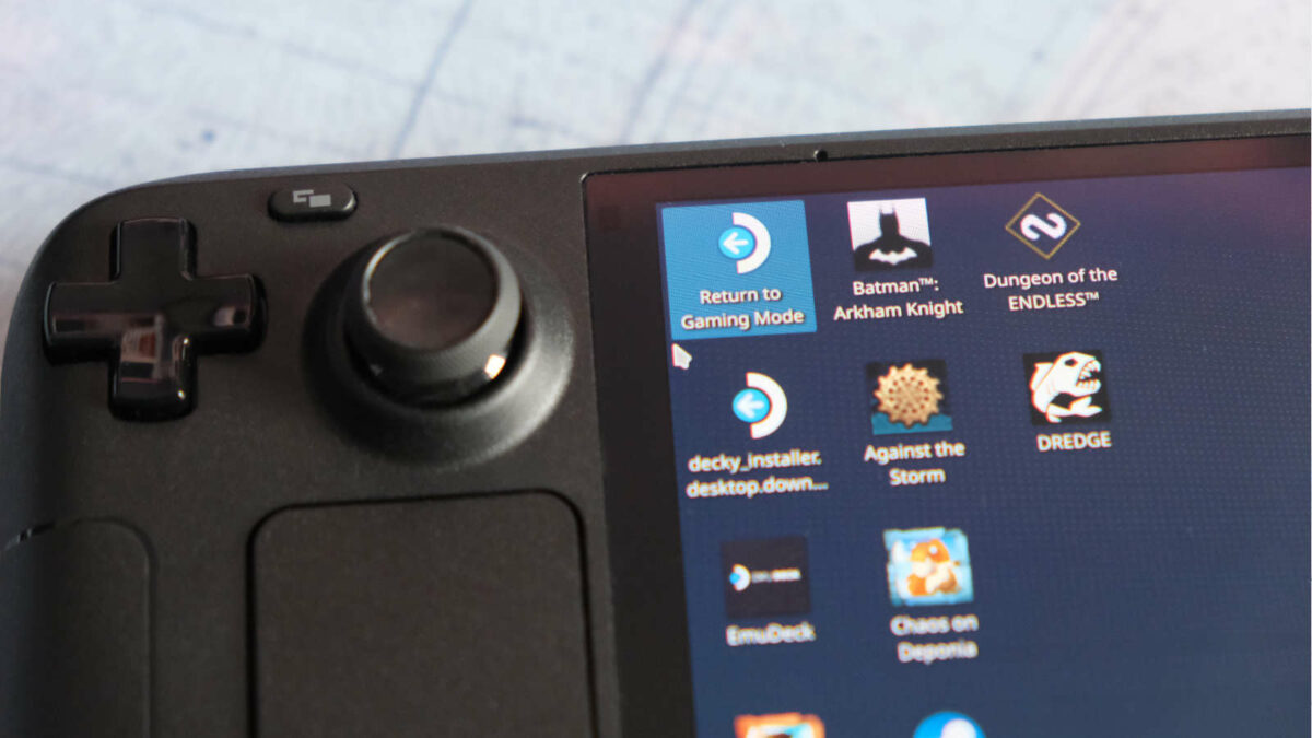 Steam Deck return to gaming mode shortcut.