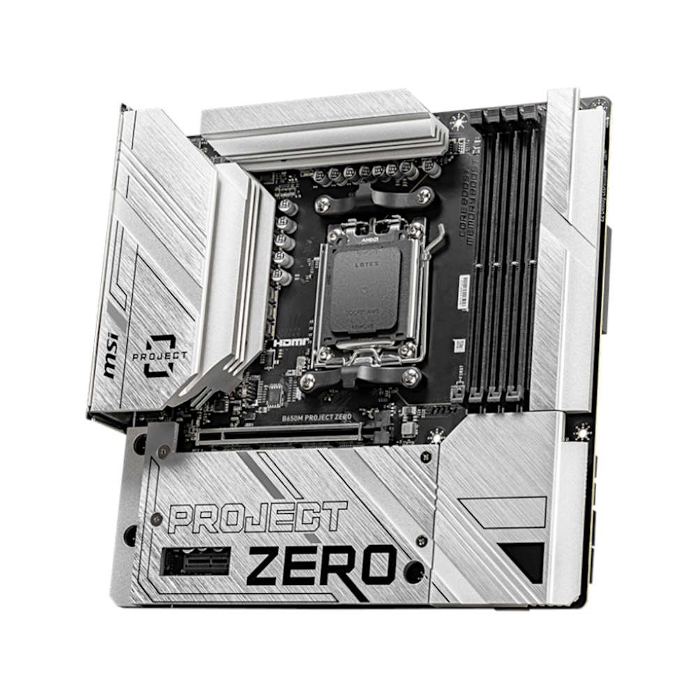 MSI B650M Project Zero motherboard