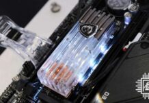 MSI Spatium Vapor Chamber SSD cooler.