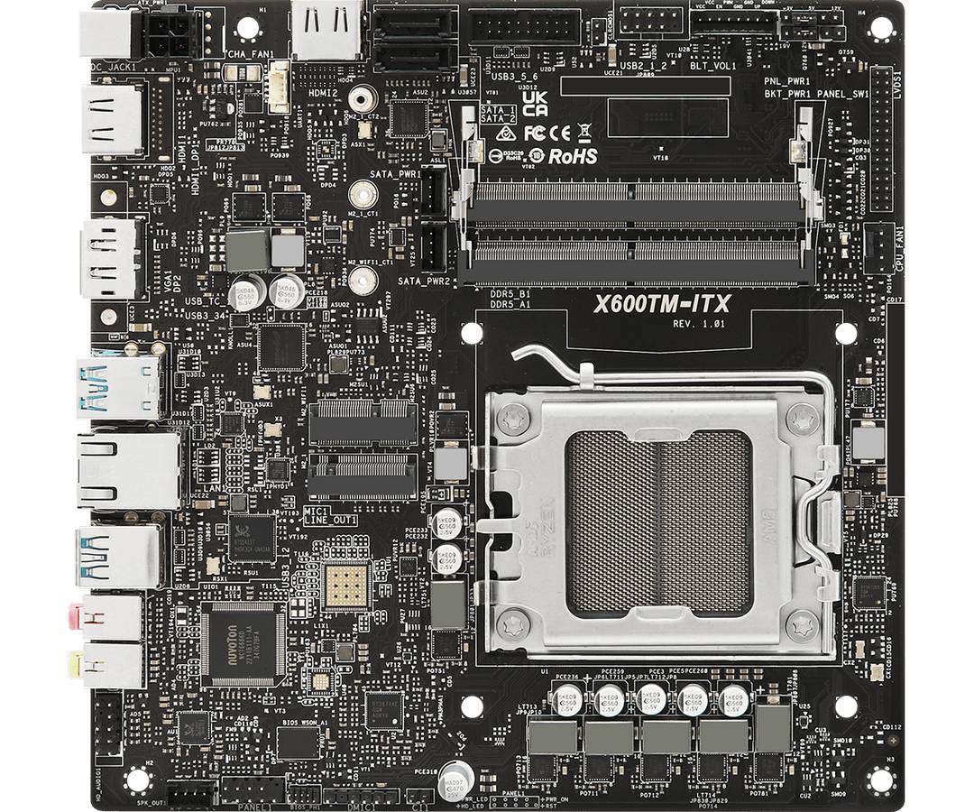 ASRock X600TM-ITX front.