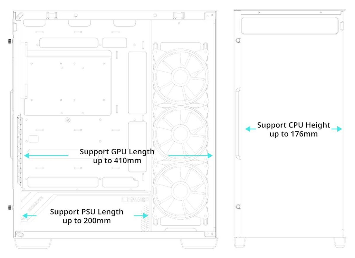 Gigabyte C500 Panoramic Stealth cooler compatibility.