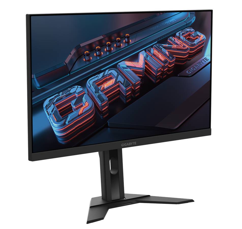 Gigabyte M27UA gaming monitor front.