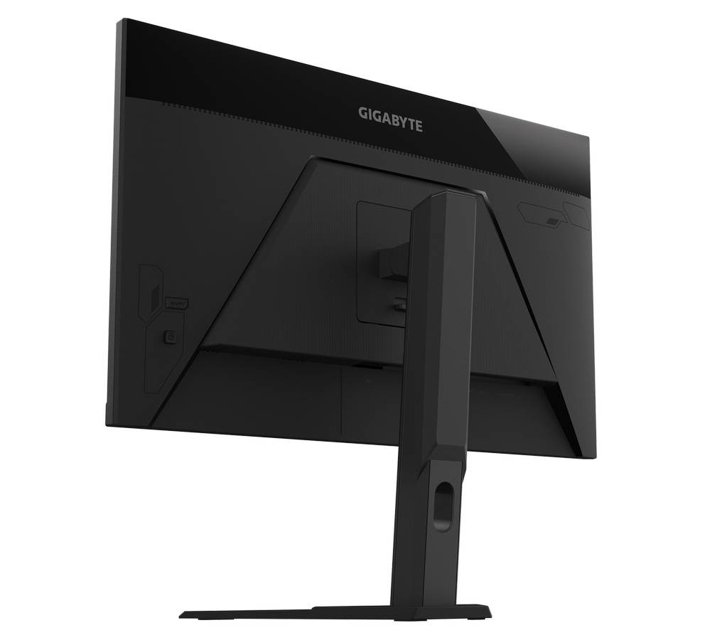 Gigabyte M27UA gaming monitor rear.