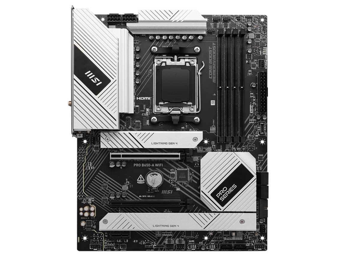 MSI Pro B650-A WiFi motherboard.