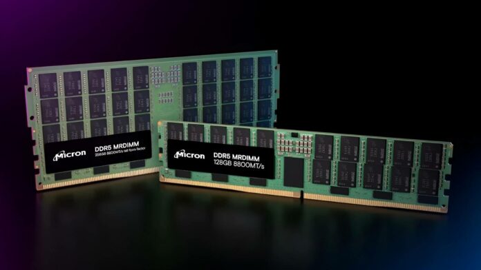 Micron MRDIMM DDR5 RAM.