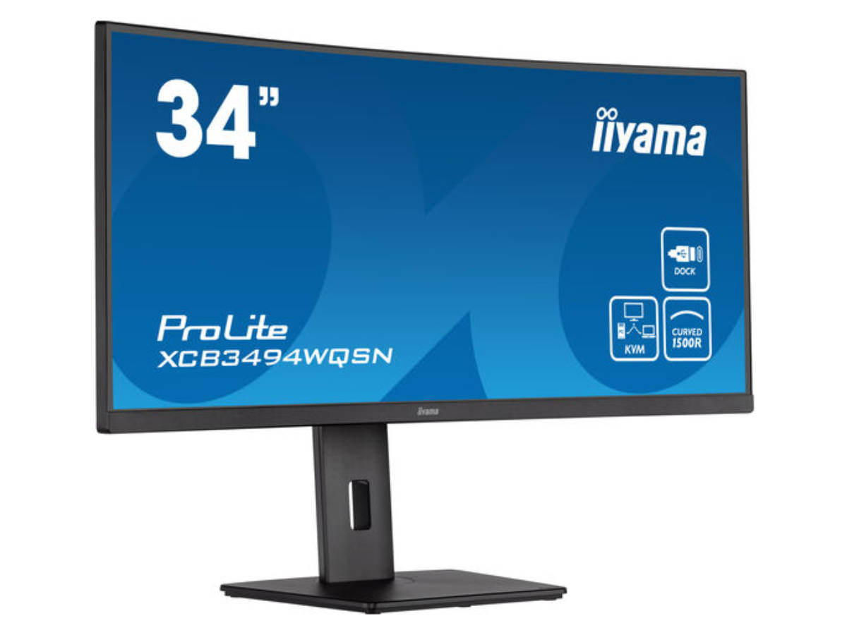 iiyama ProLite XCB3494WQSN against a white background.