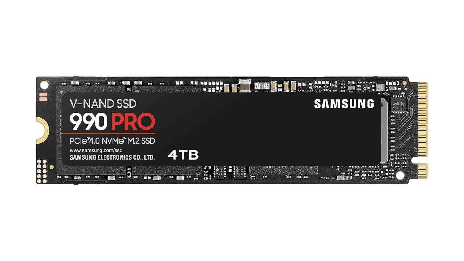 Samsung 990 Pro 4TB SSD product image.