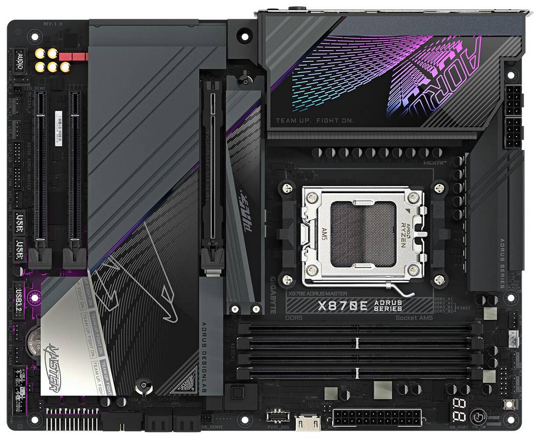 Gigabyte X870E Aorus Master.