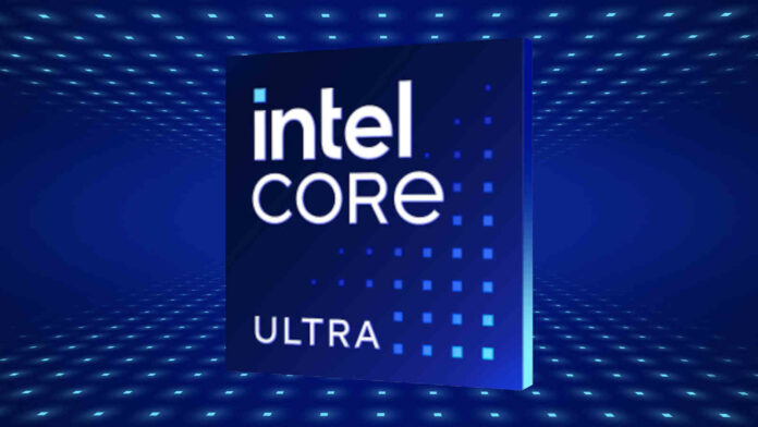 Intel Core Ultra CPU logo.