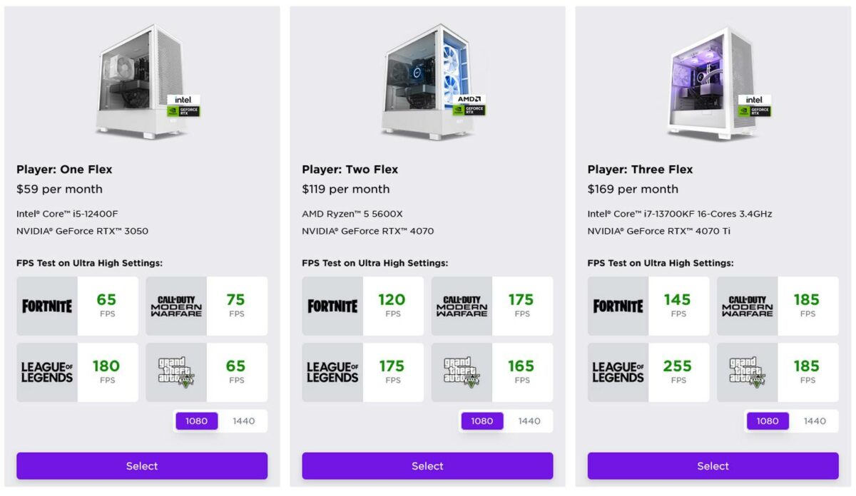 NZXT Flex lineup.