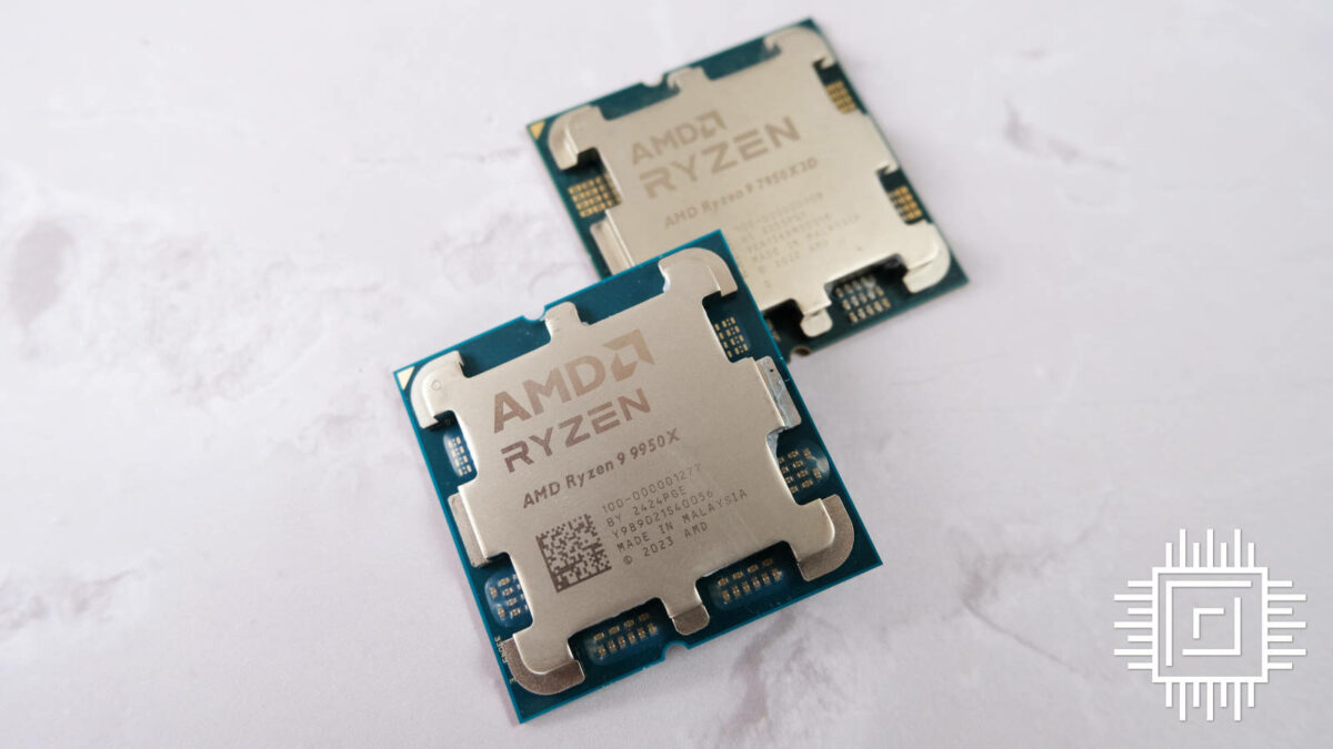 AMD Ryzen 9 9950X vs. AMD Ryzen 9 7950X3D side-by-side