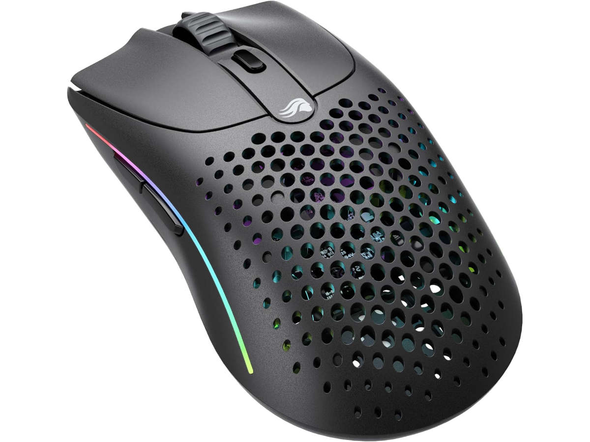 Glorious Model O 2 gaming mouse against a white background.