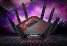 Asus ROG Rapture GT-BE19000 router.