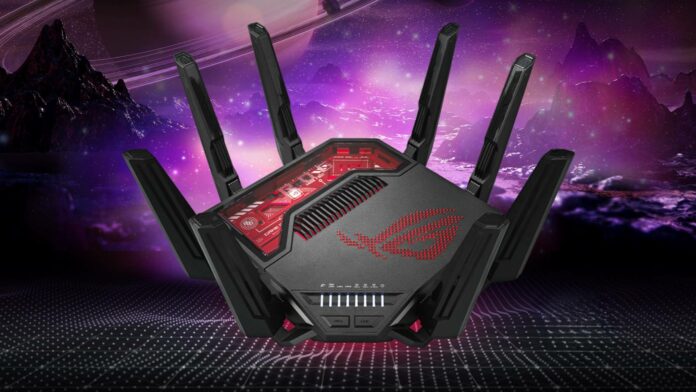 Asus ROG Rapture GT-BE19000 router.