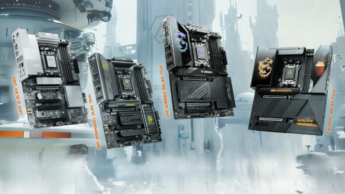 MSI motherboards.