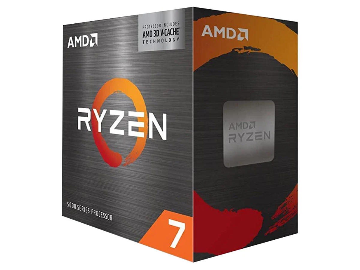 AMD Ryzen 7 5700X retail box against a white background.