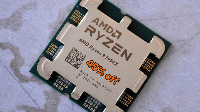 Half-price AMD Ryzen 9 7950X puts the CPU at its cheapest yet