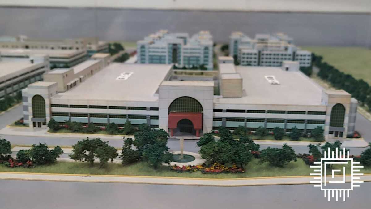 A miniature of the MSI factory.