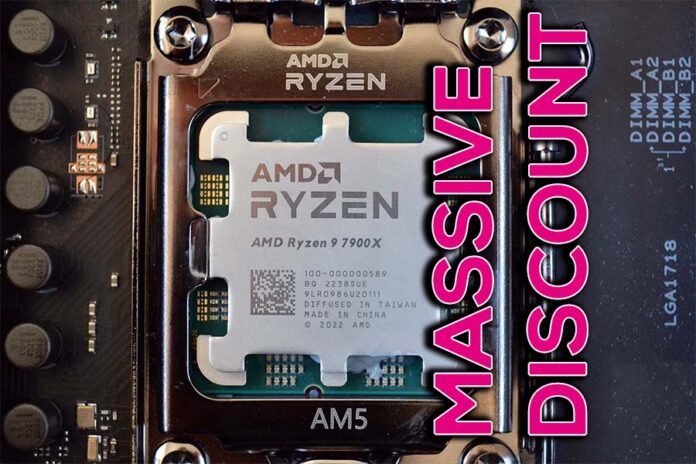 AMD’s 12-core Ryzen 9 7900X CPU drops to less than half price