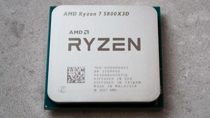 AMD Ryzen 7 5800X3D.