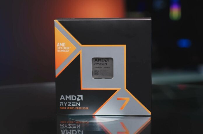 AMD Ryzen 7 9800X3D.