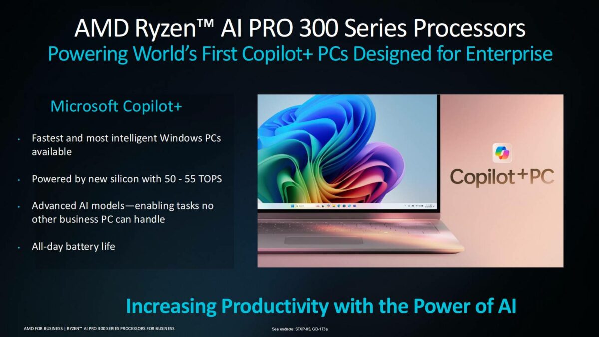 AMD Ryzen AI Pro 300 Copilot+.