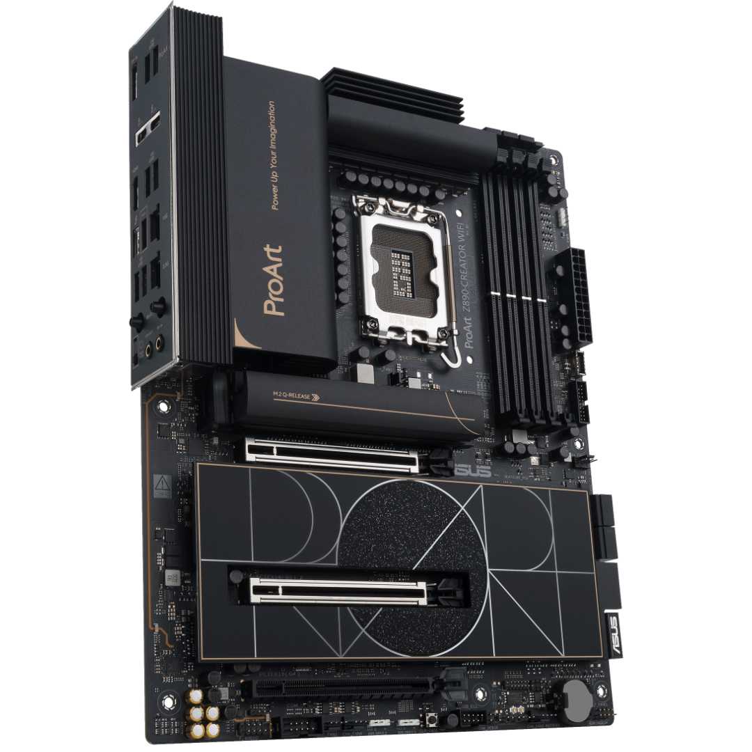 Asus ProArt Z890-Creator WiFi motherboard.