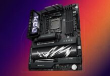 Asus ROG Crosshair X870E Hero motherboard.