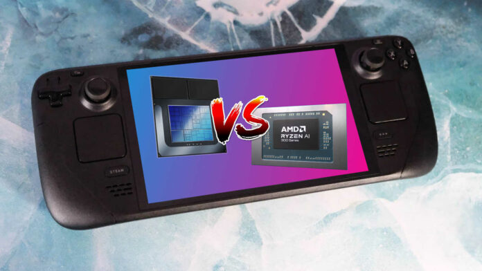 Intel and AMD fight for a gaming handheld.