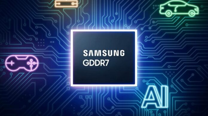 Samsung GDDR7 VRAM.