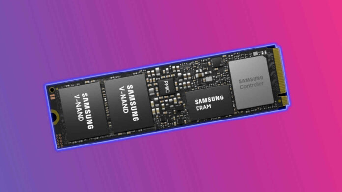 Samsung Gen 5 M.2 SSD.