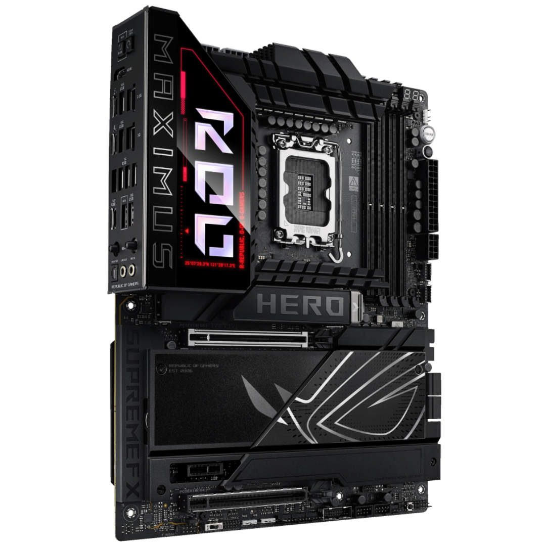 Asus ROG Maximus Z890 Hero motherboard.