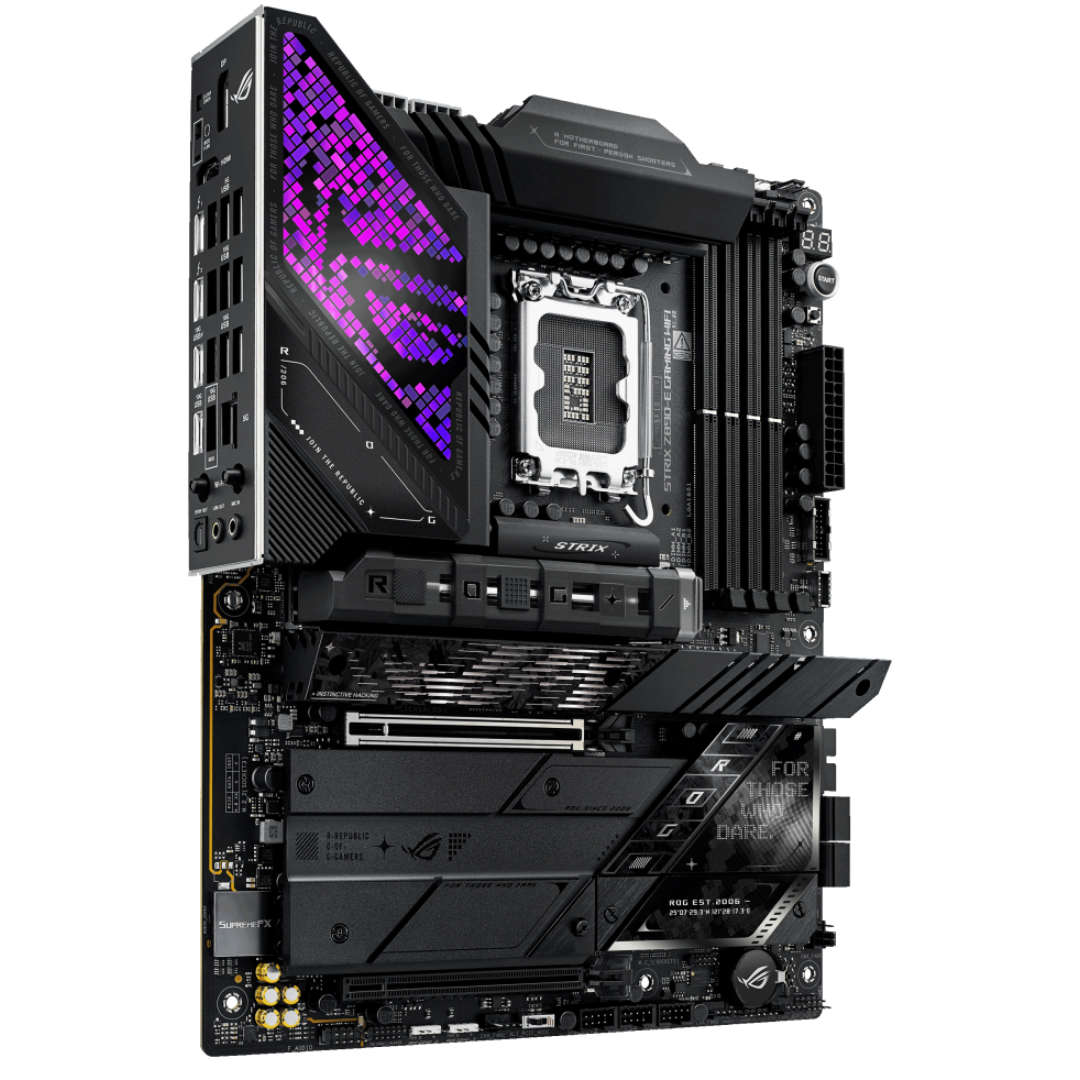 Asus ROG Strix Z890-E motherboard.