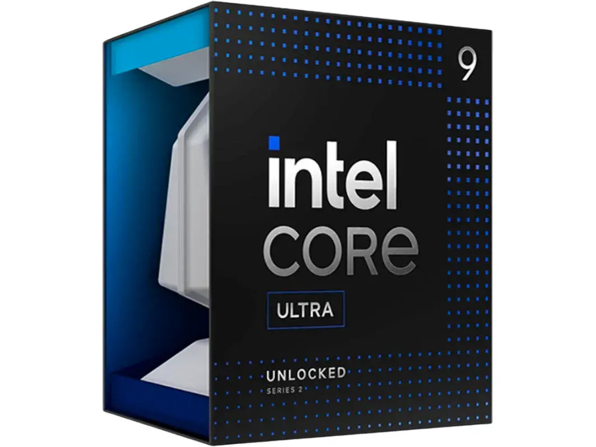 Intel Core Ultra 9 285K retail box.