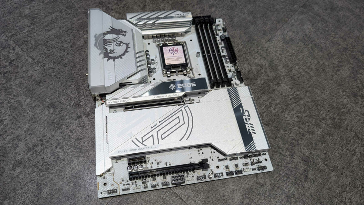 MSI MPG Z890 Edge Ti WiFi motherboard.