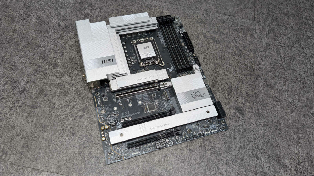 MSI Pro Z890-A motherboard.