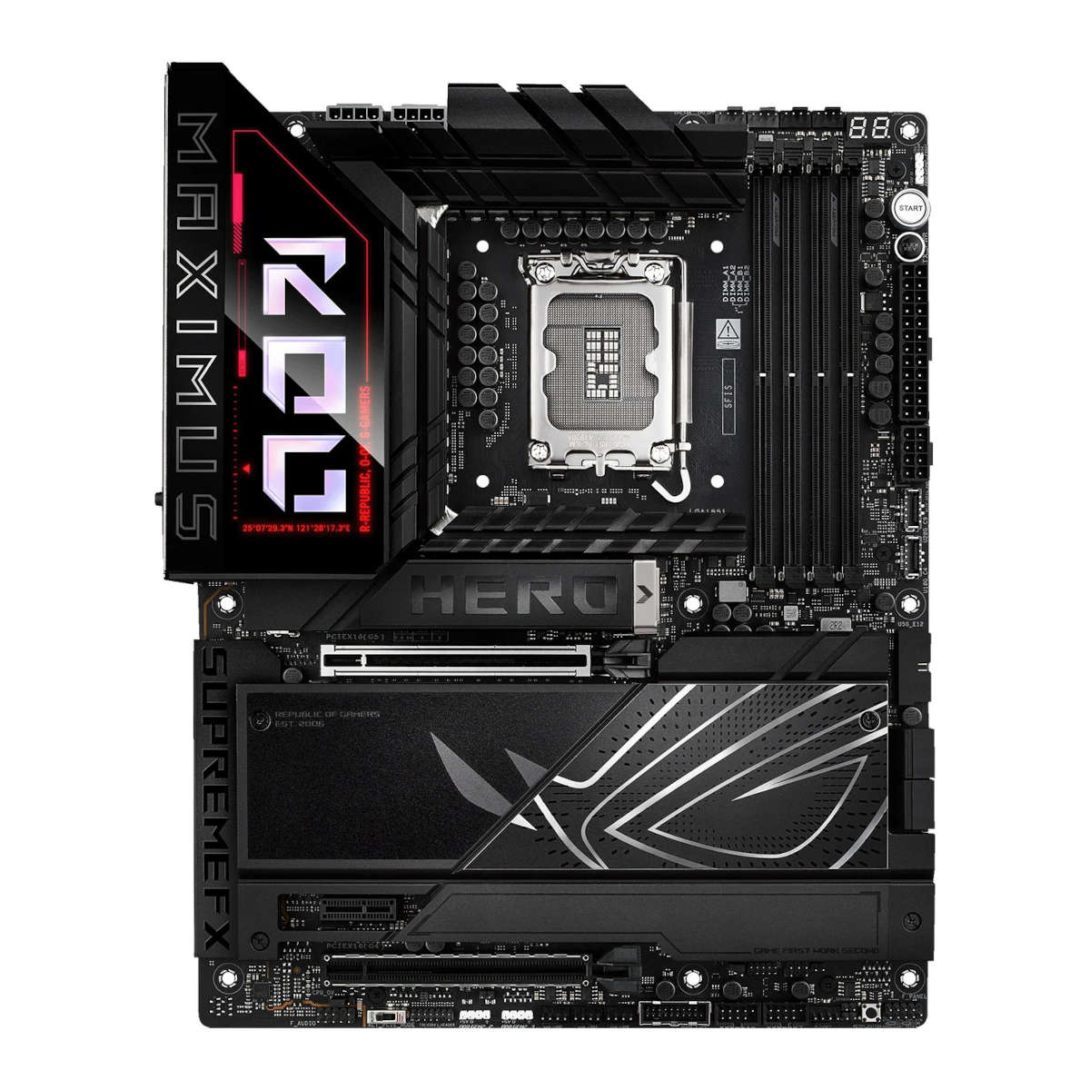 Asus ROG Maximus Z890 Hero motherboard.