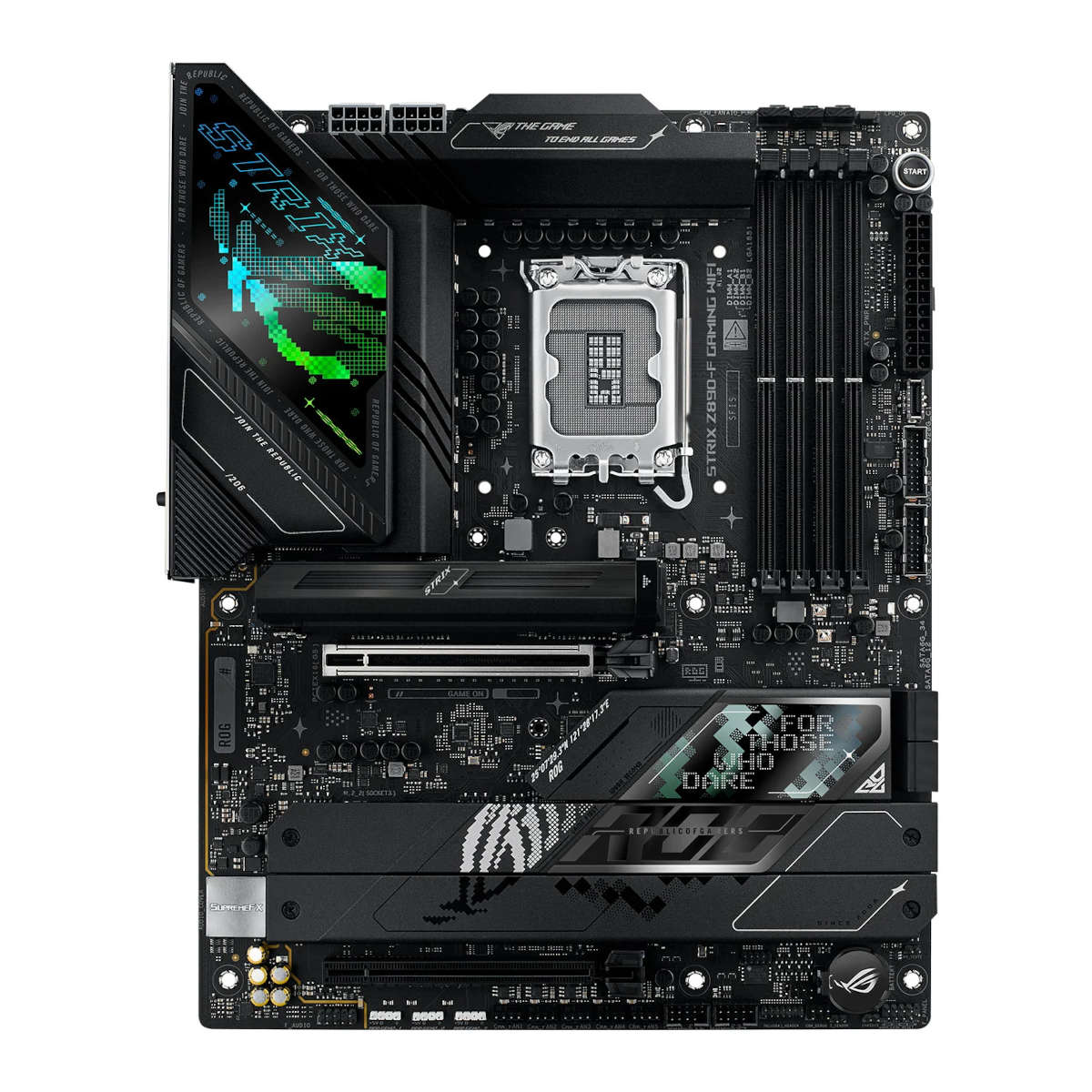 Asus ROG Strix Z890-F Gaming WiFi motherboard.